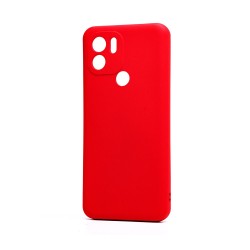 Capa de Silicone com Moldura de Câmera para Xiaomi Redmi A1 Plus Vermelho Capa de Silicone com Moldura de Câmera para Xiaomi Redmi A1 Plus Vermelho